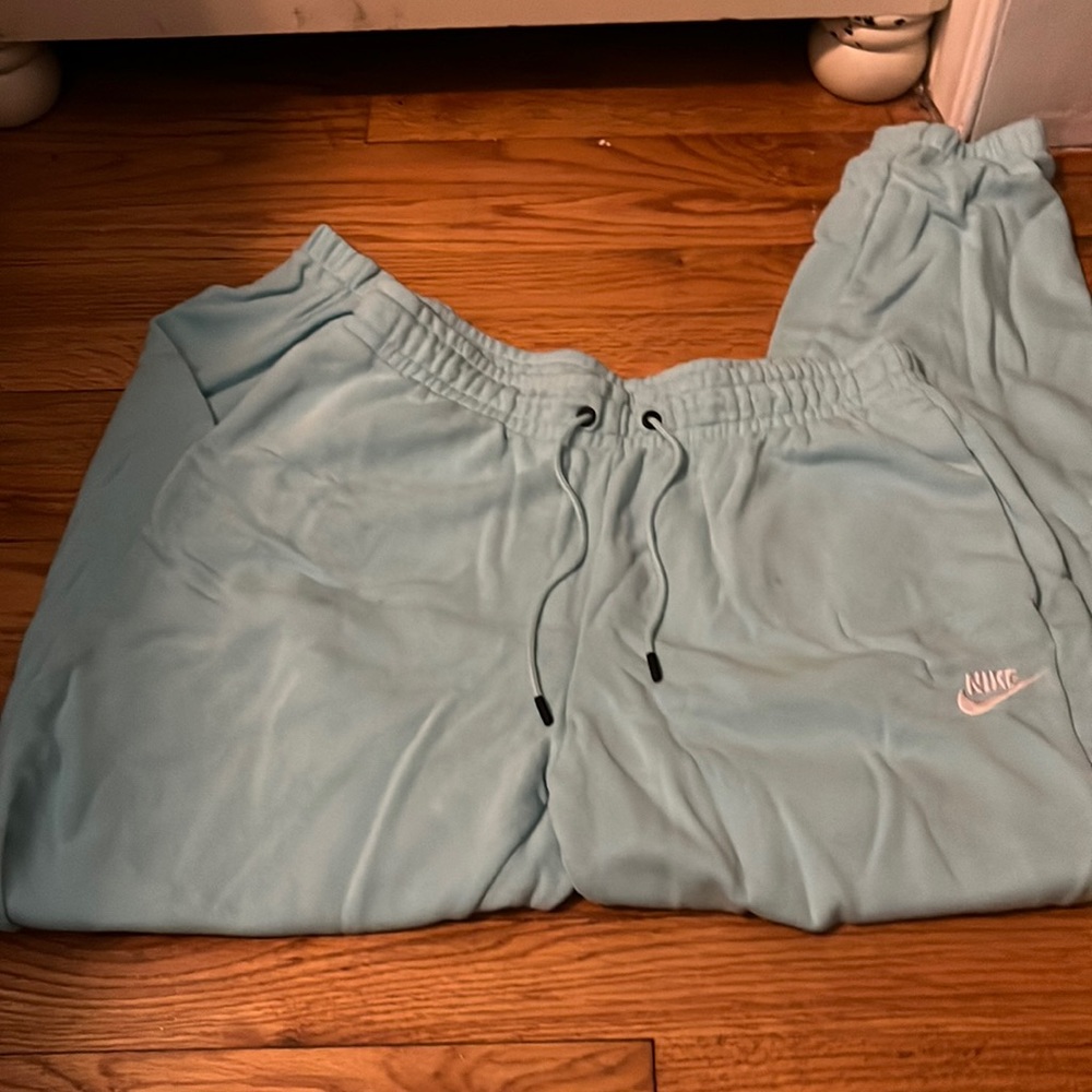 Teal sweatpants